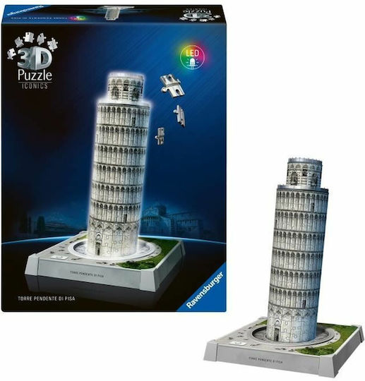 3D Iconics Pisa Night Edition Puzzle 3D 216buc