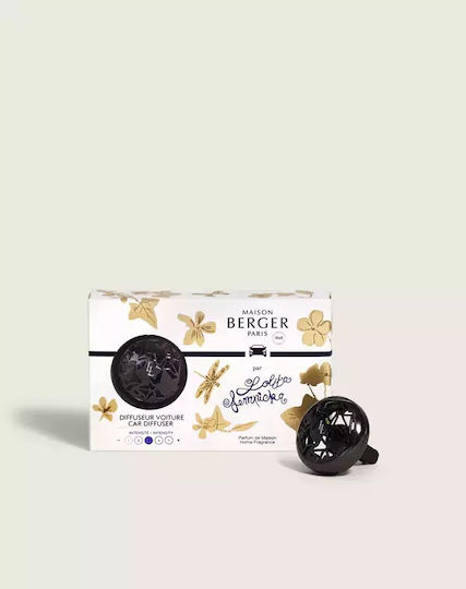Maison Berger Paris Car Diffuser Kit Ceramic Diffuser Gun Metal Lolita Lempicka