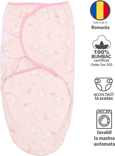 Kidizi Hässe-Wickeltücher Rosa 3Stück