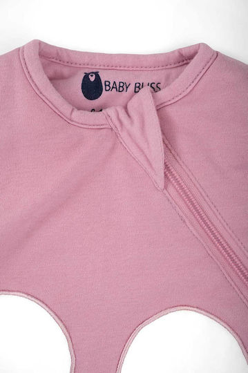 Baby Bliss Winter Sleeping Bag with Feet 2.5 Tog Penguin Pink