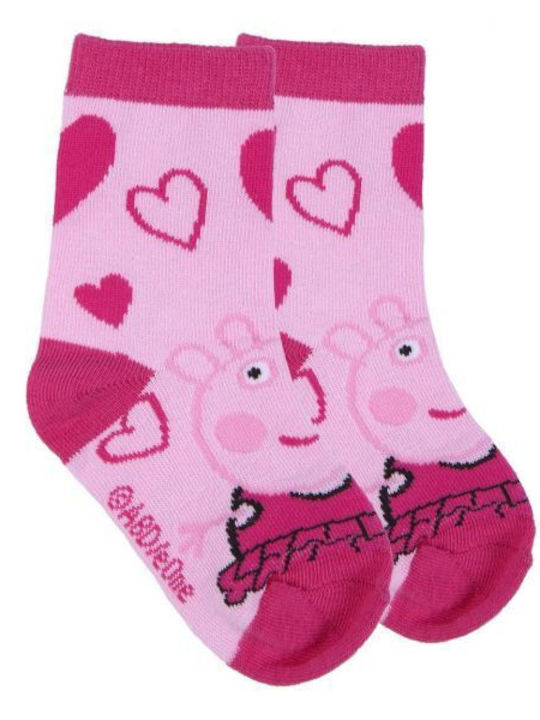 Cerda Παιδικές Κάλτσες Peppa Pig Πολύχρωμες 5 Ζευγάρια