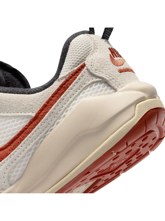 Kids Sports Basketball Shoes With Laces Beige