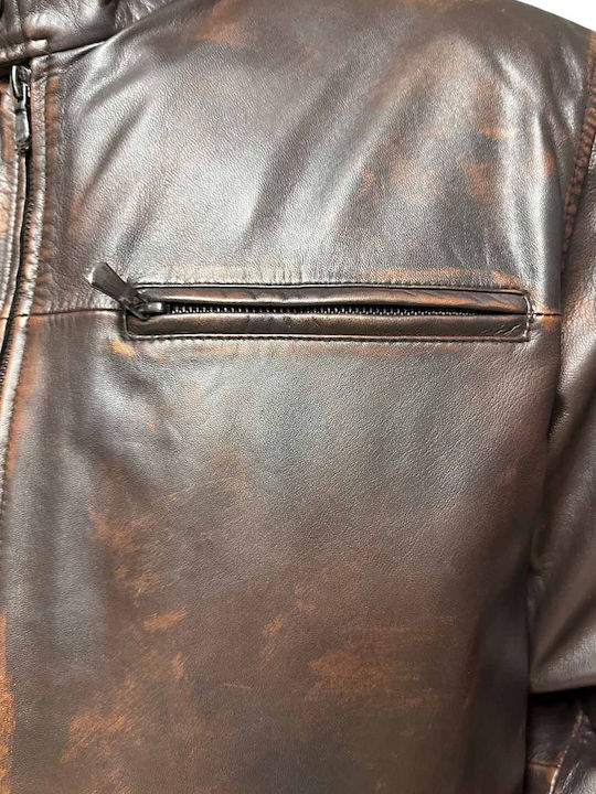 Leather Jacket Brown
