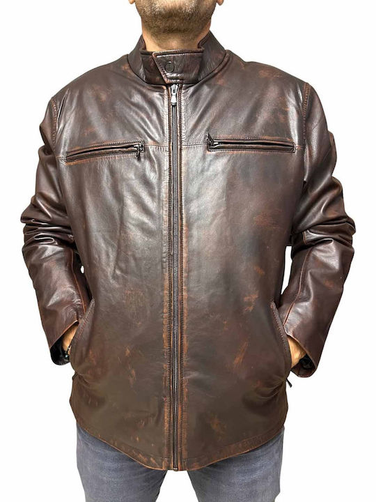 Leather Jacket Brown