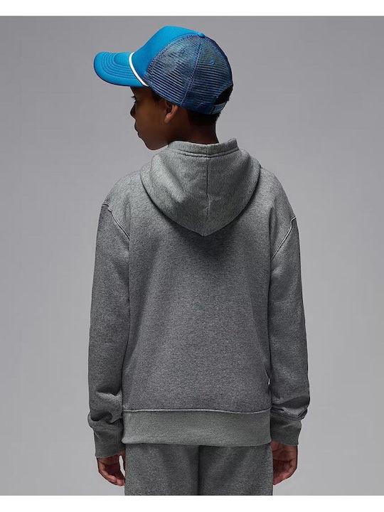 Kids Sweatshirt with Hood and Pockets Gray