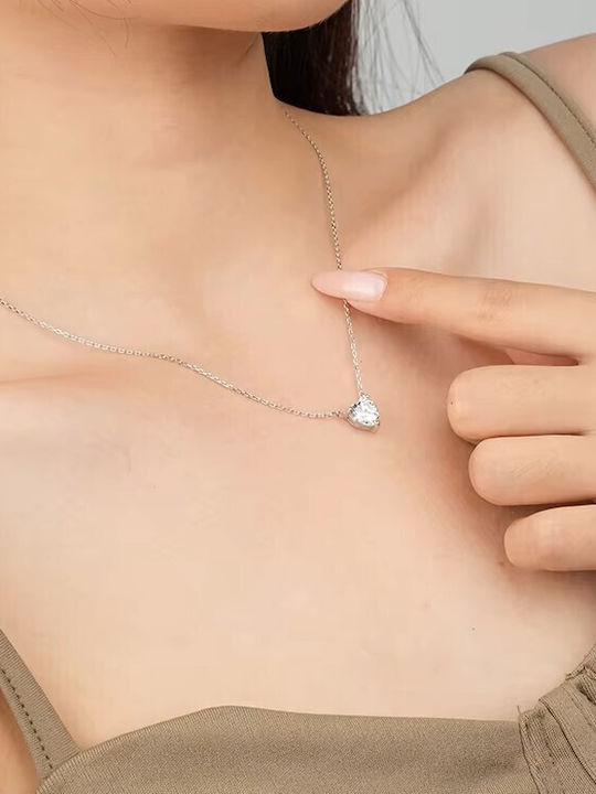 By Queen Jewelry Set S925 Moissanite Heart Shape