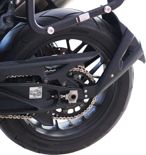 GP Kompozit Πίσω Φτερό Πίσω Τροχού Μοτοσυκλέτας για KTM 1290 Super Adventure Μαύρο