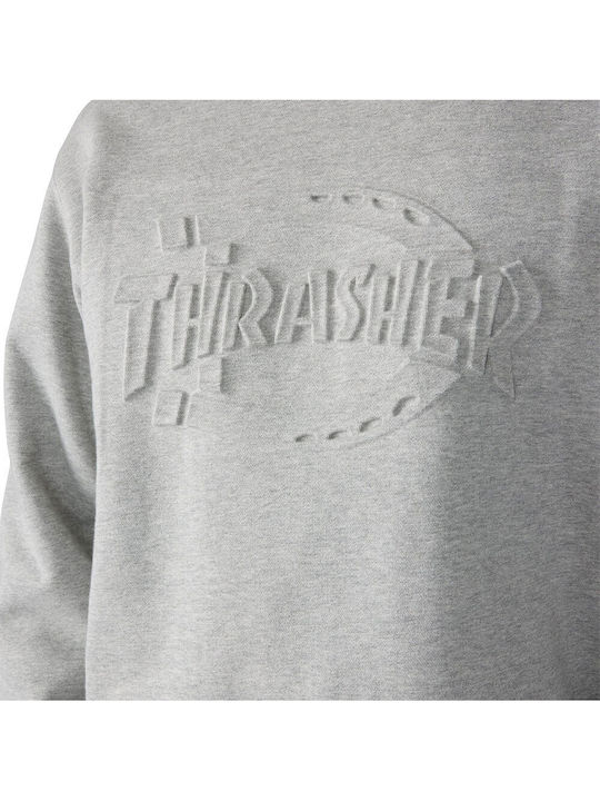 Thrasher Суитшърт сив меланж