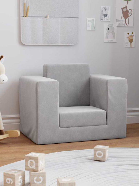Kids Sofa Grey 52x104x34cm