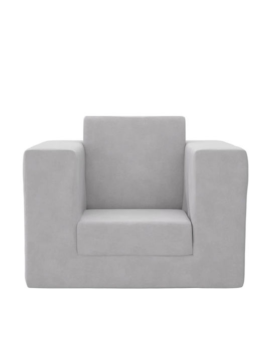 Kids Sofa Grey 52x104x34cm