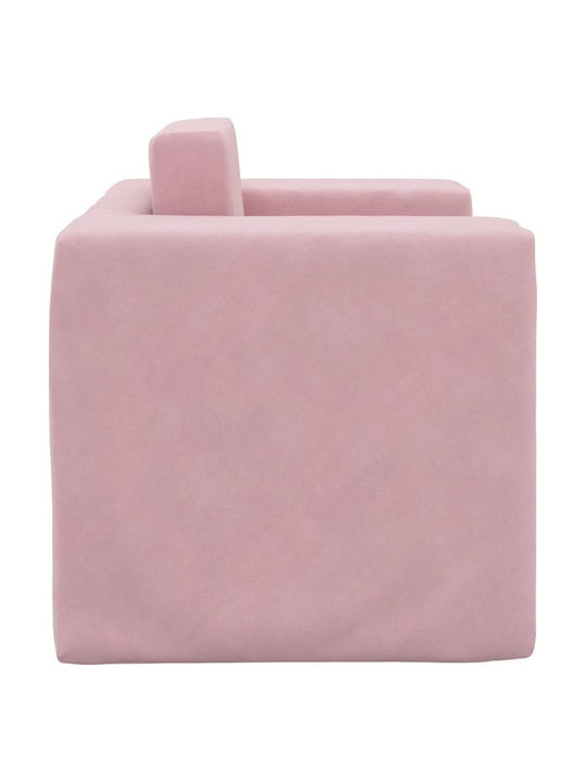Pink Kids Armchair 52x104x34 cm