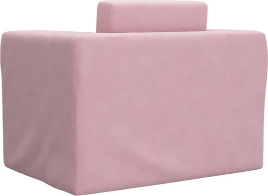 Fotoliu Roz Pentru Copii 52x104x34 cm