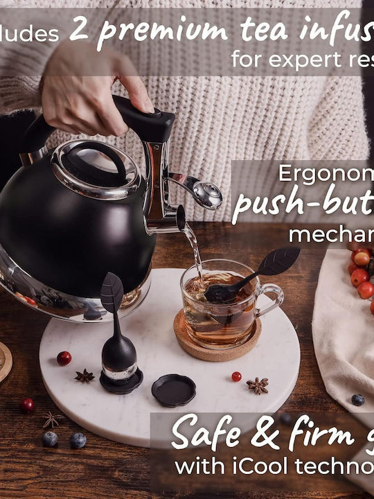 Kettle Stainless Steel Gray 2800ml
