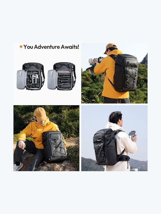 Ulanzi Rucksack Wasserdicht 38Es Schwarz