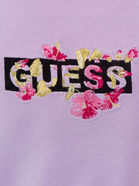 Kids Sweatshirt Cropped Lilac