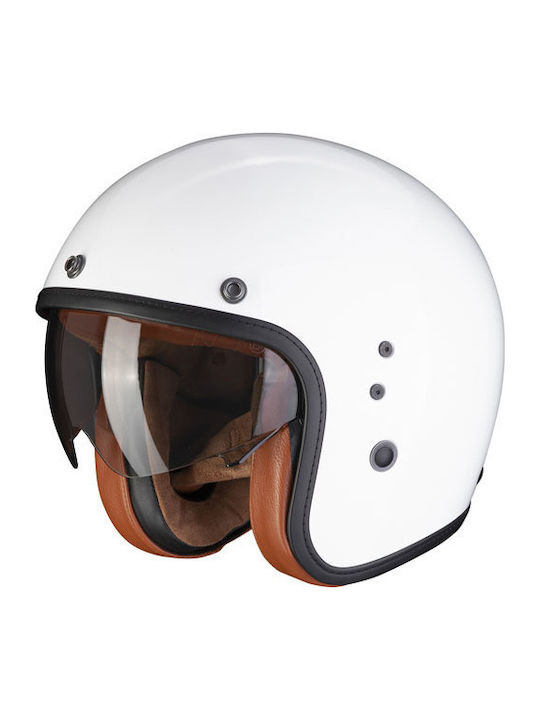 Scorpion Exo Belfast Jet ECE 22.06 Evo Luxe White