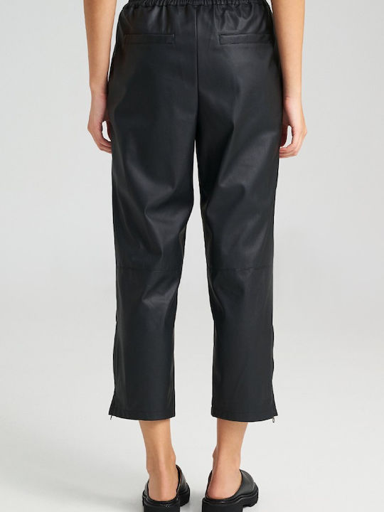 Zoya Women's Fabric Trousers Relaxed Fit Black Zoya Women's Fabric Trousers Relaxed Fit Black