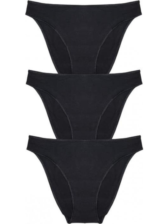 Βαμβακερά Γυναικεία Slip 3Pack Φούξια