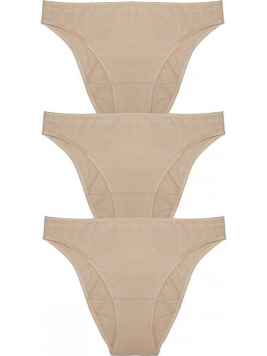 Βαμβακερά Γυναικεία Slip 3Pack Φούξια