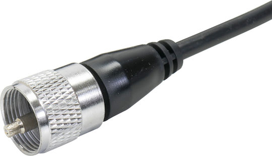PNI Car Antenna Roof Magnetic / Threaded for Radio in Silver Color