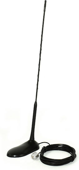 PNI KFZ-Antenne Dach Magnetisch für Radio in Schwarz Farbe