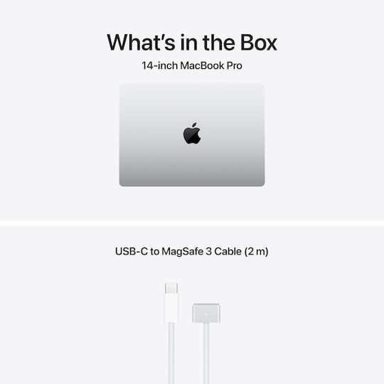 Apple MacBook Pro 14.2" IPS Retina Display 120Hz (M5-10-Core/24GB/1TB SSD/10-Core GPU) Silver (GR Keyboard)
