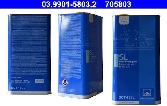 Ate SL DOT 4 Υγρά Φρένων DOT 4 Υγρό Φρένων 5lt