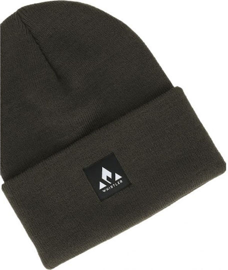 Beanie Unisex Σκούφος Πλεκτός σε Μαύρο χρώμα