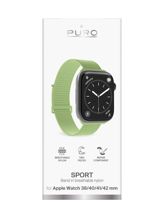 Puro Sport Λουράκι Πράσινο (Apple Watch 38–40–41-42mm, Puro) Puro Sport Λουράκι Πράσινο (Apple Watch 38–40–41-42mm, Puro)