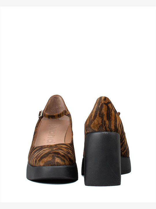 Pantofi cu toc Animal Print