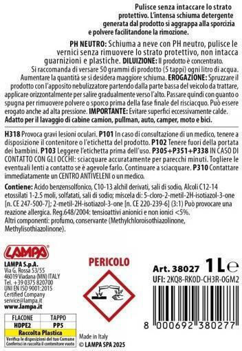 Lampa Super Foam Car Wash Shampoo 1lt