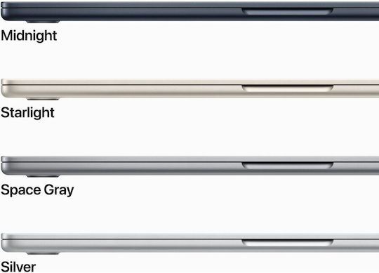Apple MacBook Air 15.3" IPS Retina Display (M4-10-Core/32GB/2TB SSD/10-Core GPU) με Φορτιστή 35W (Dual Port) Midnight (International English Keyboard)