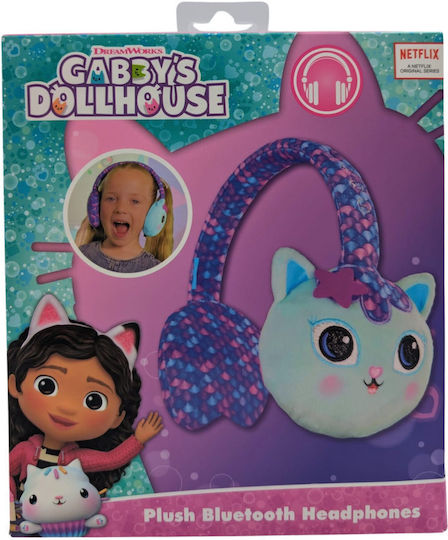 Lazerbuilt Gabby’s Dollhouse Flip ’n Switch Ασύρματα Bluetooth Παιδικά On Ear Ακουστικά Mercat