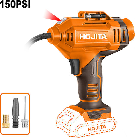 Hojita Hojita Car Tire Pump HJLN2520 150 PSI Rechargeable without Battery 12V
