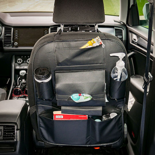 Multifunctional Black Car Seat Organizer