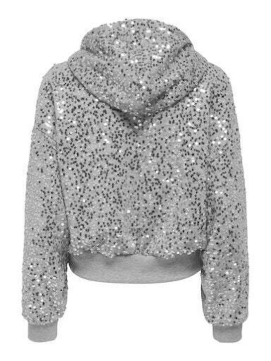 Women's Sweatshirt Hooded Gray