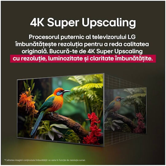 LG Smart Television 50" 4K UHD QNED QNED80A HDR (2025)