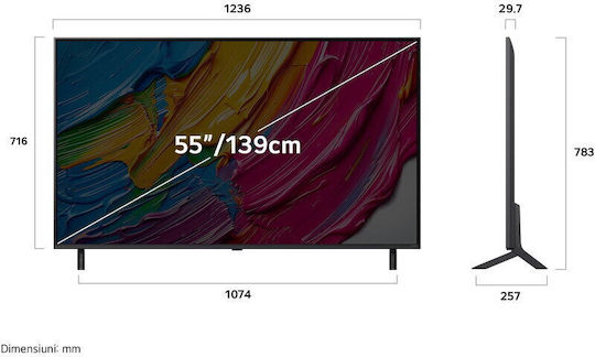 LG Смарт Телевизор 55" 4K UHD QNED QNED80A HDR (2025)
