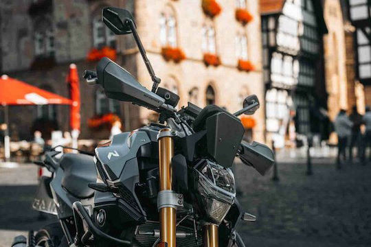 SW-Motech Motorcycle Protective Hand Guards in Black Colour