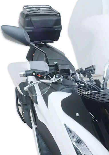 GP Kompozit Motorcycle Protective Hand Guards in Transparent Colour