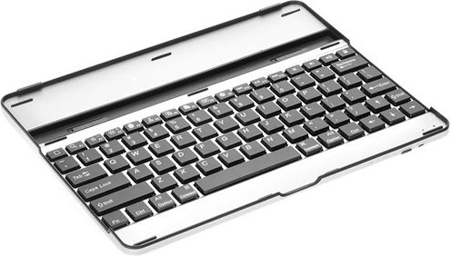 Quer KOM0516 Fără fir Bluetooth Doar tastatura pentru Tabletă Engleză US Argintiu