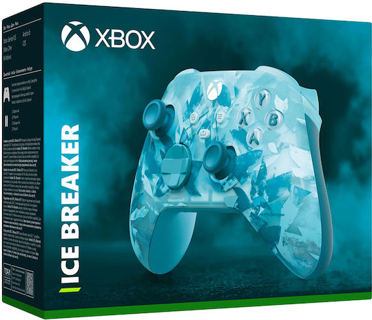 Microsoft Ice Breaker Special Edition Ασύρματο Gamepad για Android / PC / Xbox One / Xbox Series / iOS Τιρκουάζ