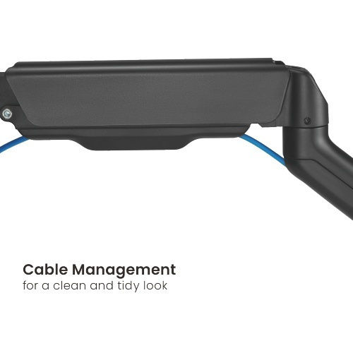 Serioux SRXA-MM97-C024E Stand Desk Mounted for 2 Monitors up to 32" with Arm Gray