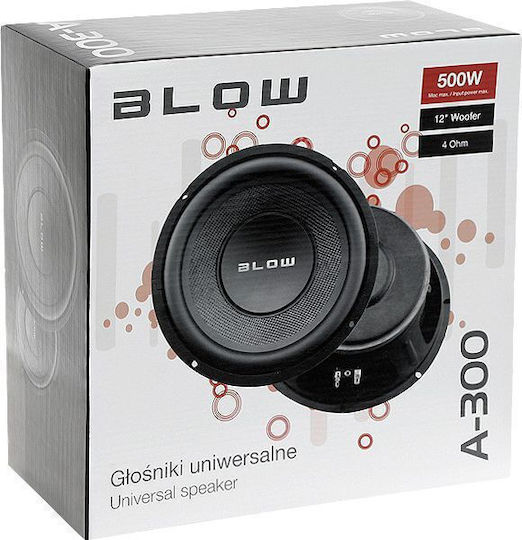 Blow Автомобилен Високоговорител 12" с 250W RMS (Нискочестотен говорител)