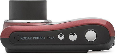 Kodak PIXPRO FZ45 Friendly Compact Φωτογραφική Μηχανή 16MP Οπτικού Ζουμ 4x με Οθόνη 2.7" Κόκκινη