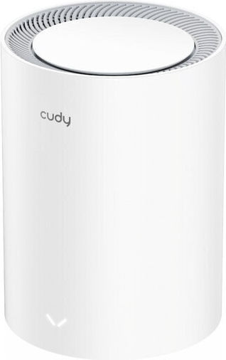 Cudy M3000 v2 WiFi Mesh Network Access Point Wi‑Fi 6 Dual Band (2.4 & 5GHz) σε Διπλό Kit Λευκό