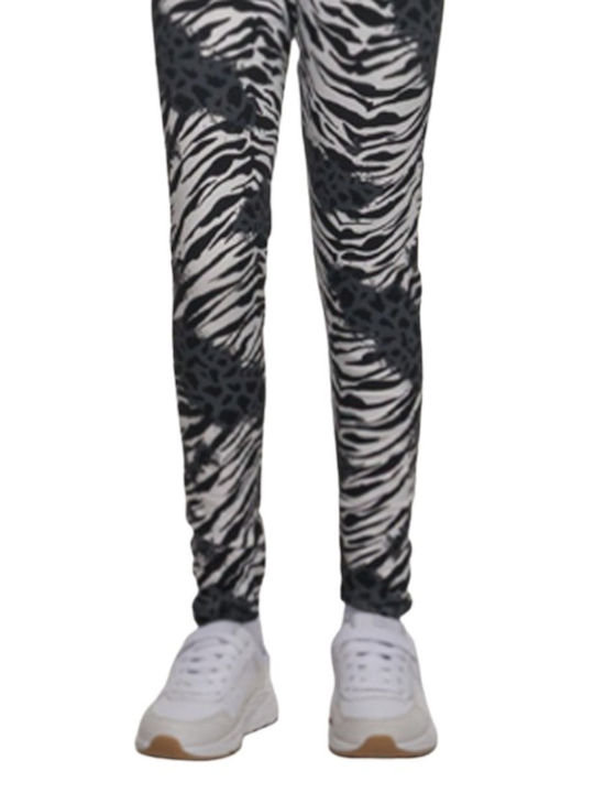 Σετ Παιδικά Κολάν Μακριά Γκρι Animal Print