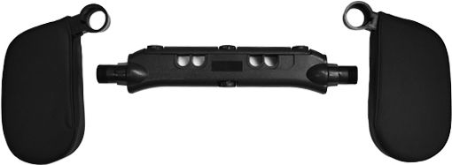 Adjustable Car Headrest Support Black Ecological Leather