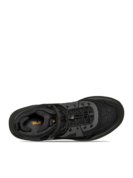 Teva Men's Hiking Waterproof Black Boots