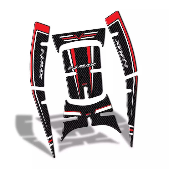 GPK Motorcycle Frame Protectors Yamaha NMAX Red